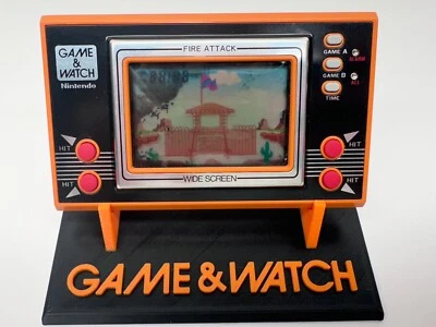 Nintendo Game & Watch Console Stand Alarm Clock Time Display (STAND ONLY) ORANGE - Image 1 of 4