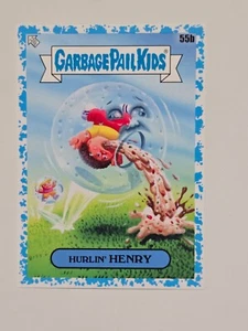⚡️Topps Garbage Pail Kids 55b HURLIN’ HENRY ** 98/99 ** 2024 Blue Border - RARO - Imagen 1 de 6