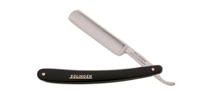 Robert Klaas HANDGEFERTIGTER KOHLENSTOFFSTAHL 5/8" GERADER RASIERER/SCHWARZER KUNSTSTOFFGRIFF - Bild 1 von 1