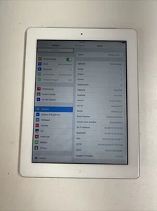 iPad 4. Gen MD525LL/A 16GB Grade B Zustand - Farbe Entsperrt Weiß. A1460 - Bild 1 von 9