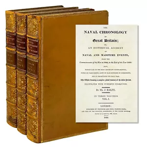 The Naval Chronology of Great Britian, James Ralfe. First Edition ~ 1820 - Imagen 1 de 15