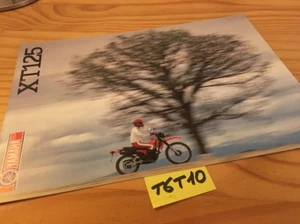 Yamaha XT125 XT 125 125XT Catálogo Folleto Prospecto Publicidad Pub Catalog - Imagen 1 de 4