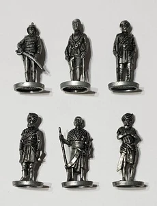 Soldatini Kinder figurines en metal Serie Coloni Inglesi H43 a H48 - 35mm fer - Foto 1 di 2