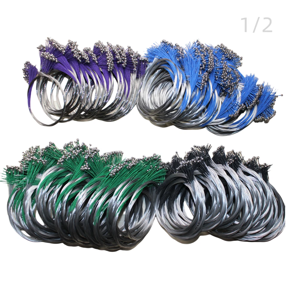 100 sets Brand new3/4 4/4  violin size german silver strings ball end - Image 1 of 1