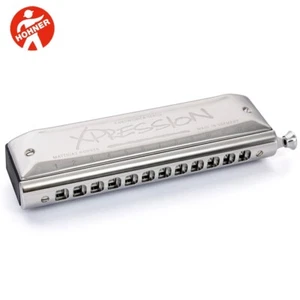 Hohner M754301X Xpression Chromatic Key of C Harmonica With Case - Picture 1 of 4