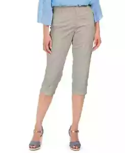 Karen scott Womens Stone Wall Comfort Capri Pants - Picture 1 of 2