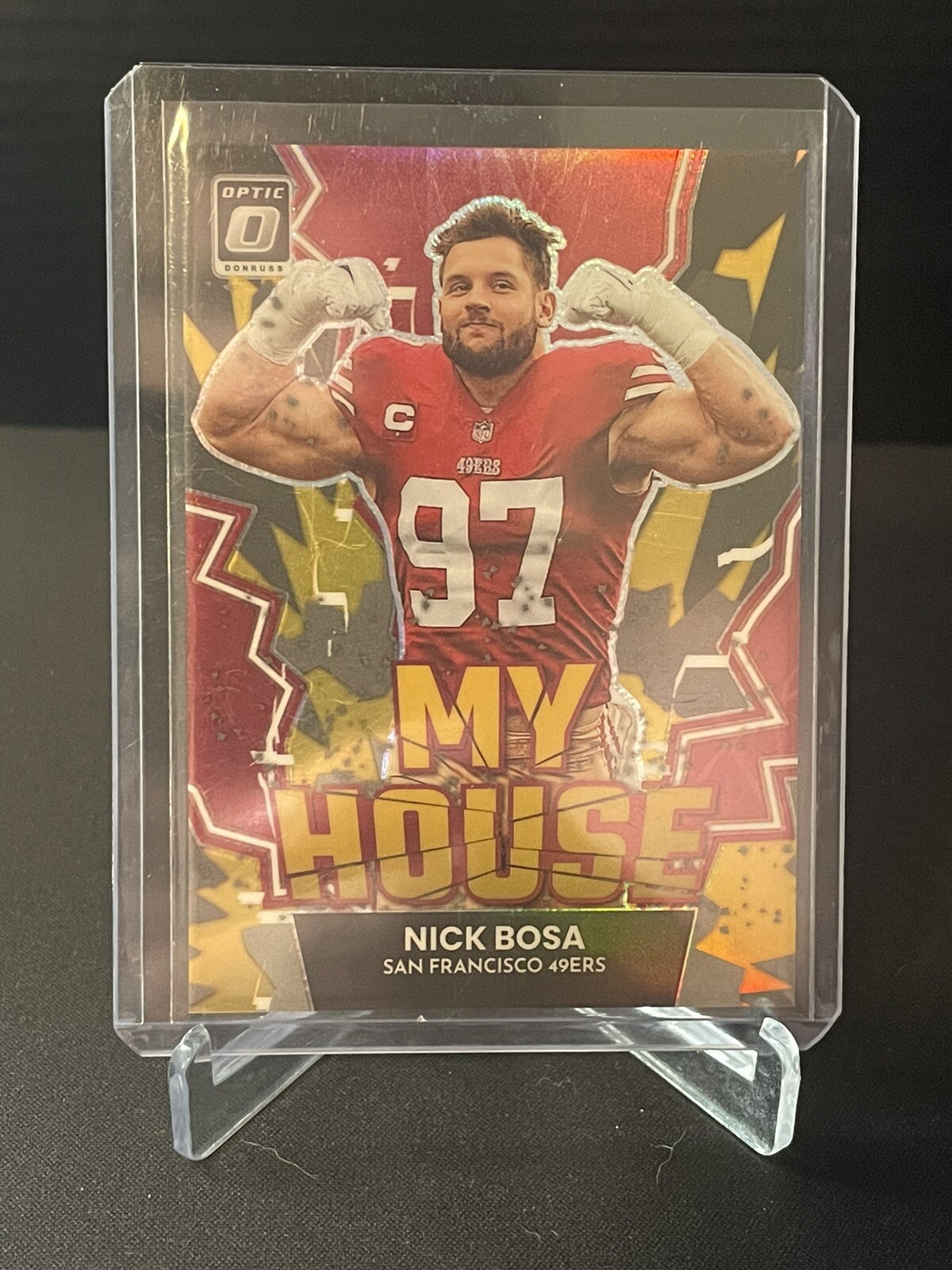 2022 Donruss Optic Football Nick Bosa GOLD My House 02/10! 49ers 🔥