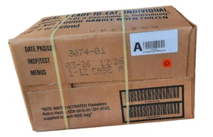 US MRE / komplettes Case A 12 MRE / Insp.Date 2026 / EPA / Prepper / Verpflegung