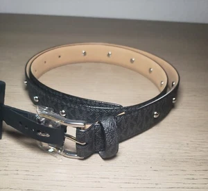 Michael Kors Signature Belt Black Size M - Picture 1 of 7