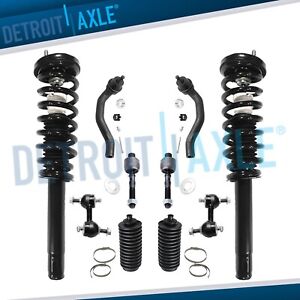 Front Struts w/Coil Spring Sway Bars Tie Rods Boots Kit for 2004-2008 Acura TSX