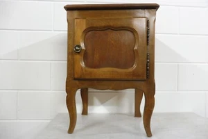 Antique Wooden Vintage Bedside Nightstand Bedside Table Mit-Century Vintage - Picture 1 of 12