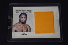 Joe Frazier 2011 Sportkings Series D Box Top Redemption Jumbo Relic Robe /10