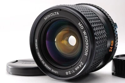 [Perto de ESTADO PERFEITO] Minolta MD W.Rokkor 24mm f/2.8 Lente Grande Angular MF Para MC SR JAPAN #3 - Imagem 1 de 4