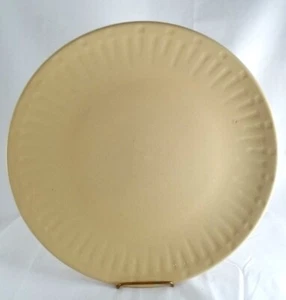 Sango Contempo Cream Dinner Plate #4627 Embossed Stoneware 11.25" Dia. - Picture 1 of 5