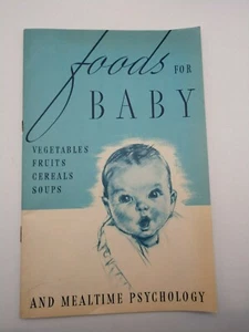 Vintage 1939 Gerber Foods for Baby and Mealtime Psychology Booklet - Picture 1 of 4