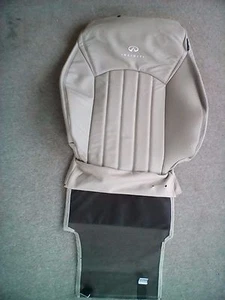 2008-2010 Infiniti EX35 3.5L Cover Left Seat Back - Leather Gray - Picture 1 of 8