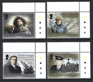 GEORGIA DEL SUD 2022 CENTENARIO DI SHACKLETON MARGINALI DI ZECCA NON MONTATI - Foto 1 di 1