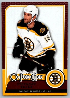2008-09 O-Pee-Chee Stephane Yelle Boston Bruins #708 - Image 1 of 2