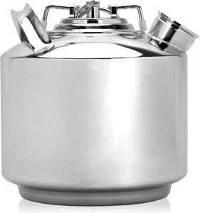 Howaoo 1.6 Gallon Cleaning Keg with D Coupler for Beer Line Cleaner, Beer Line C - Picture 1 of 12