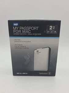 WD My Passport 2TB Portable External USB 3.0 Hard Drive Storage Silver - Picture 1 of 6