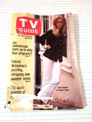 TV Guide UT ID May 28 1968 Diana Hyland Michele Lee Raquel Welch Dack Rambo - Image 1 of 4