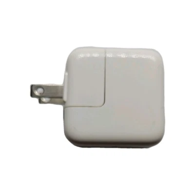 APPLE A1401 12W USB WALL CHARGER POWER ADAPTER - WHITE USED - Image 1 of 4