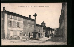 CPA Marsac, Rue des Ecoles - Picture 1 of 2