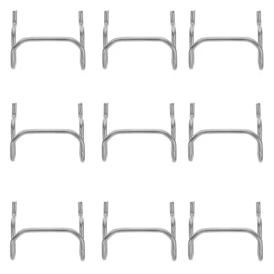  10pcs Heavy Duty Stainless Steel Pegboard Hook For Storage Bin Metal Pegboard - Image 1 of 4