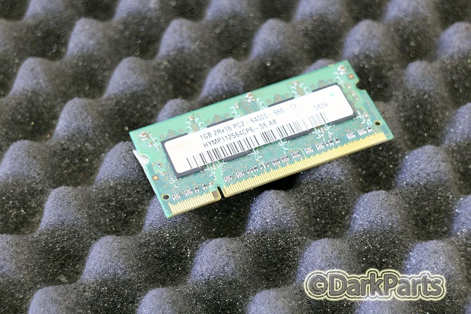Hynix HYMP112S64CP6-S6 PC2-6400S-666-12 1GB SODIMM Memory RAM - Imagen 1 de 1