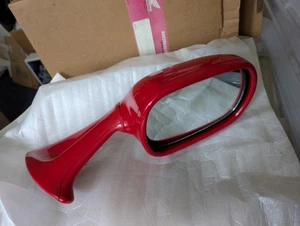 Original Honda Rot Rechts Spiegel 88110-MN4-003ZE CBR600F 87-90 R167 Rot - Bild 1 von 5
