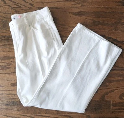 Jean Cabi Ashbury Blanco 6700 Talla 12 Regular Nuevo Pierna Ancha Foto 1 de 4