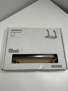 NUEVO Estante colgante de pared de acero inoxidable Ikea GRUNDTAL 5x10" - Imagen 1 de 4