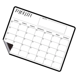 Household Planner Board Erasable Fridge Board Convenient Fridge Calendar - Picture 1 of 12