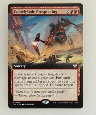 Cataclysmic Prospecting (Extended Art) Commander: Outlaws of Thunder Junction... - Image 1 of 2