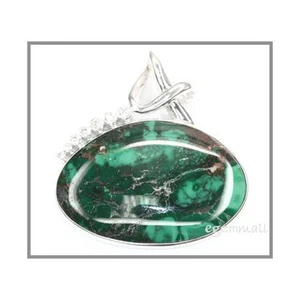 75ct Spiderweb Turquoise In 925 Silver Pendant #65086 - Bild 1 von 4