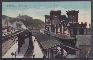 74406) AK I. C. R. Station Levis Quebec 1913 Kanada Eisenbahn Bahnhof - Picture 1 of 2