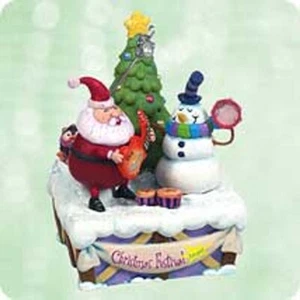 2003 HALLMARK ORNAMENT ~ Play It Again Santa ~ QLX7469 ~ NIB - Picture 1 of 1