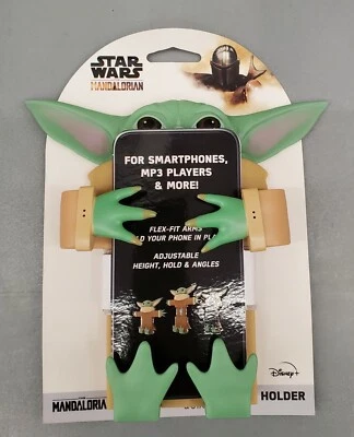The Child Baby Yoda Flexi Phone Holder & Stand The Child Disney Mandalorian   - Image 1 of 2