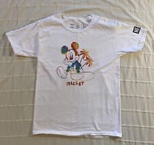 Disney X Neff Mickey Mouse T-Shirt Youth Size Large Hawaiian Beach Vibe Tee