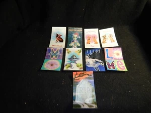 Vintage Posten Prisma linsenförmig 3D Flackern Neuheit Aufkleber Konvolut Liebe Alien - Bild 1 von 20