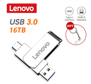 Lenovo USB 16TB Dual Type-C/USB Flash Drive Memory Stick For Android Samsung