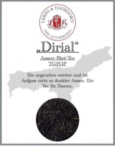 Black-Line Assam Tea Leaf Tea TGFOP 'Dirial' 250g Un té de dama, no tan oscuro - Imagen 1 de 4