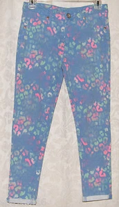Justice Girls Premium Jeans - Skinny / Jegging - Soft Multi-Color - Size 14 - Picture 1 of 2
