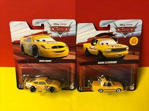 New Disney Pixar Cars Fiber Fuel Crew Chief Masha Ellswrench & 2024 Brush Curber - Picture 1 of 5