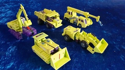 TF3 TRANSFORMERS DEVASTATOR HASBRO TAKARA VINTAGE TAIWAN 1987 SIX IN ONE  LOTTO - Immagine 1 di 4