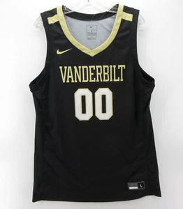 Vanderbilt Commodores Jersey Team Issued Men Large Black Nike Basketball NEW - Picture 1 of 13