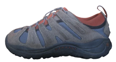 Niños Camaleón ELASTIZADO NIÑOS MERRELL PELTRE Bajo Senderismo 50105 ZAPATOS 6 Botas Usadas en Excelente Condición Foto 1 de 4