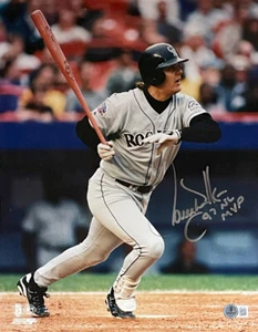 Larry Walker Signed Colorado Rockies PF 11x14 Photo 97 NL MVP Beckett 44736 - Picture 1 of 3