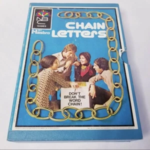 Juego de librería vintage 1970 CADENA LETRAS NBC por Hasbro Word Letter Strategy usado en excelente estado - Imagen 1 de 8