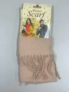 Unisex Winter Super Soft And Luxurious Scarf Tan color - Picture 1 of 1